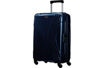 American Tourister Vivotec Spinner Medium Suitcase - Navy